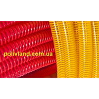 Гофра-шланг вакуумный Evci Plastik - 25 мм, (25 м) - стенка 3 мм (ЖЕЛТЫЙ)