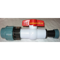 Кран стартовый для шланга Golden Spray (шланг Туман) диаметр 40 мм,  зажимной  D-40 